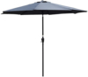 Best-Selling 10ft Outdoor Patio Table Umbrella Parasol with Aluminum Pole & Auto Tilt, Polyester Canopy Shade for Garden