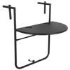 Patio, Garden, Deck, Outdoor Folding Hanging Table Adjustable Balcony Railing Table