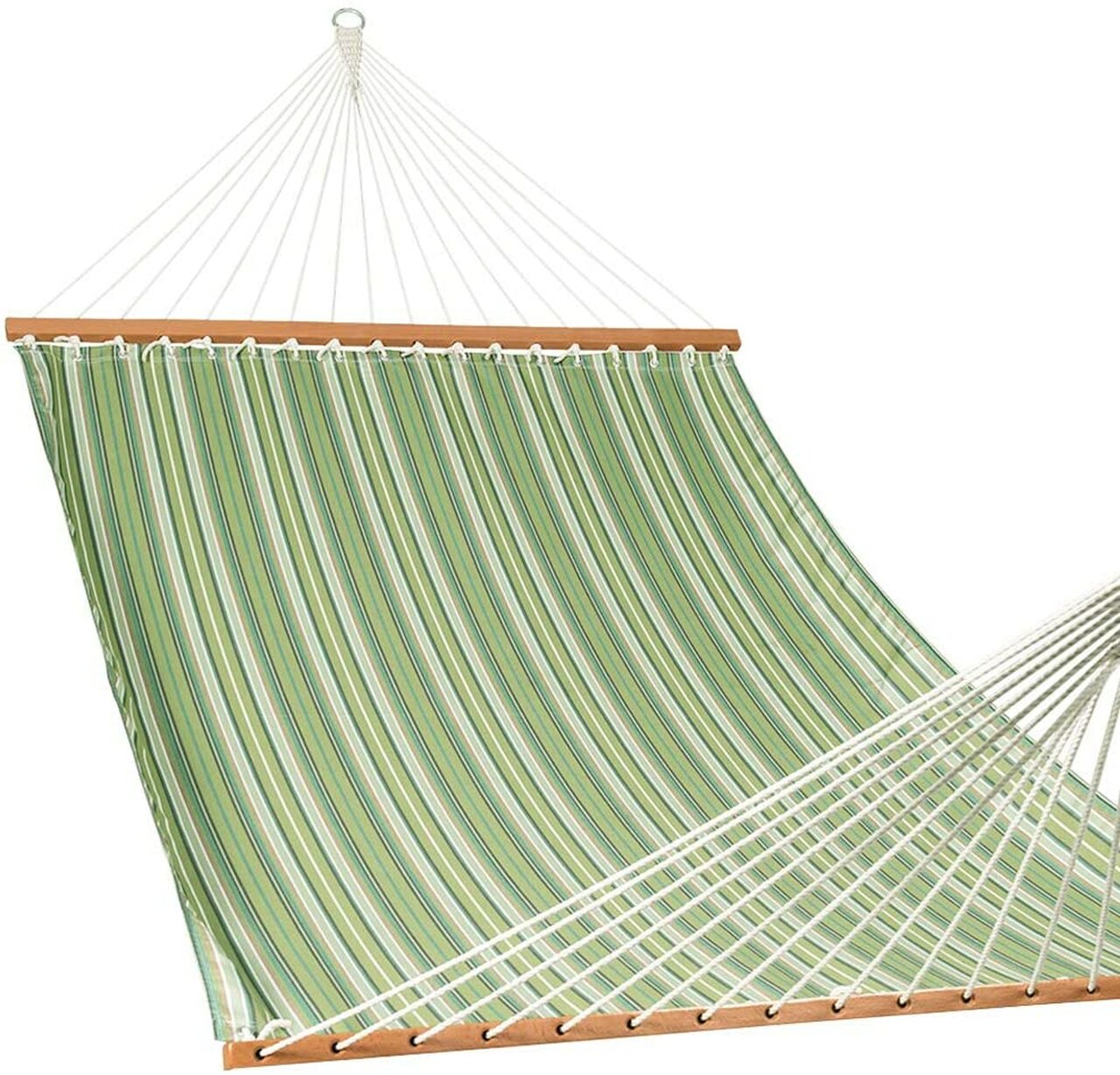 All weather Sunbrella® Hammocks with Spread Bar for Two Person 450 Lbs Capacity by Danlong Hammocks,Bravada Limelite