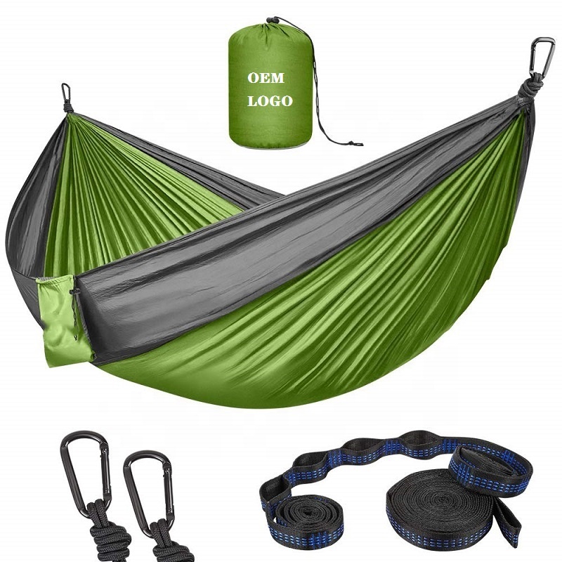 High quality Outdoors Backpacking Survival or Travel Single & Double Parachute Hammocks/Camping hammock