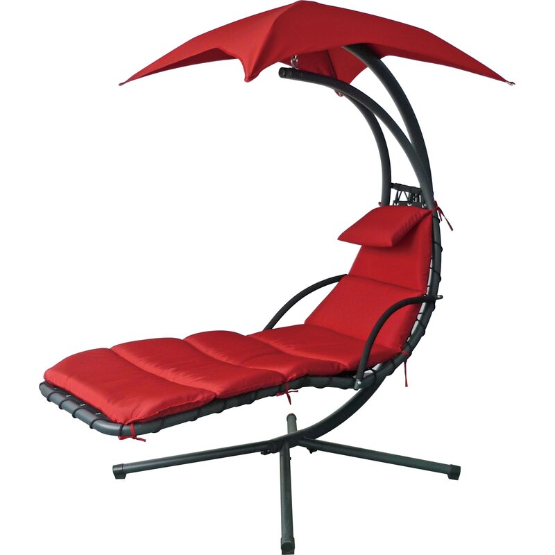 Hanging Chaise Lounger with Stand