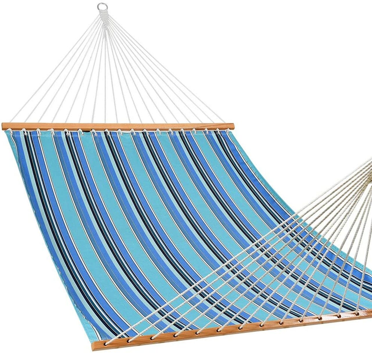 All weather Sunbrella® Hammocks with Spread Bar for Two Person 450 Lbs Capacity by Danlong Hammocks,Bravada Limelite