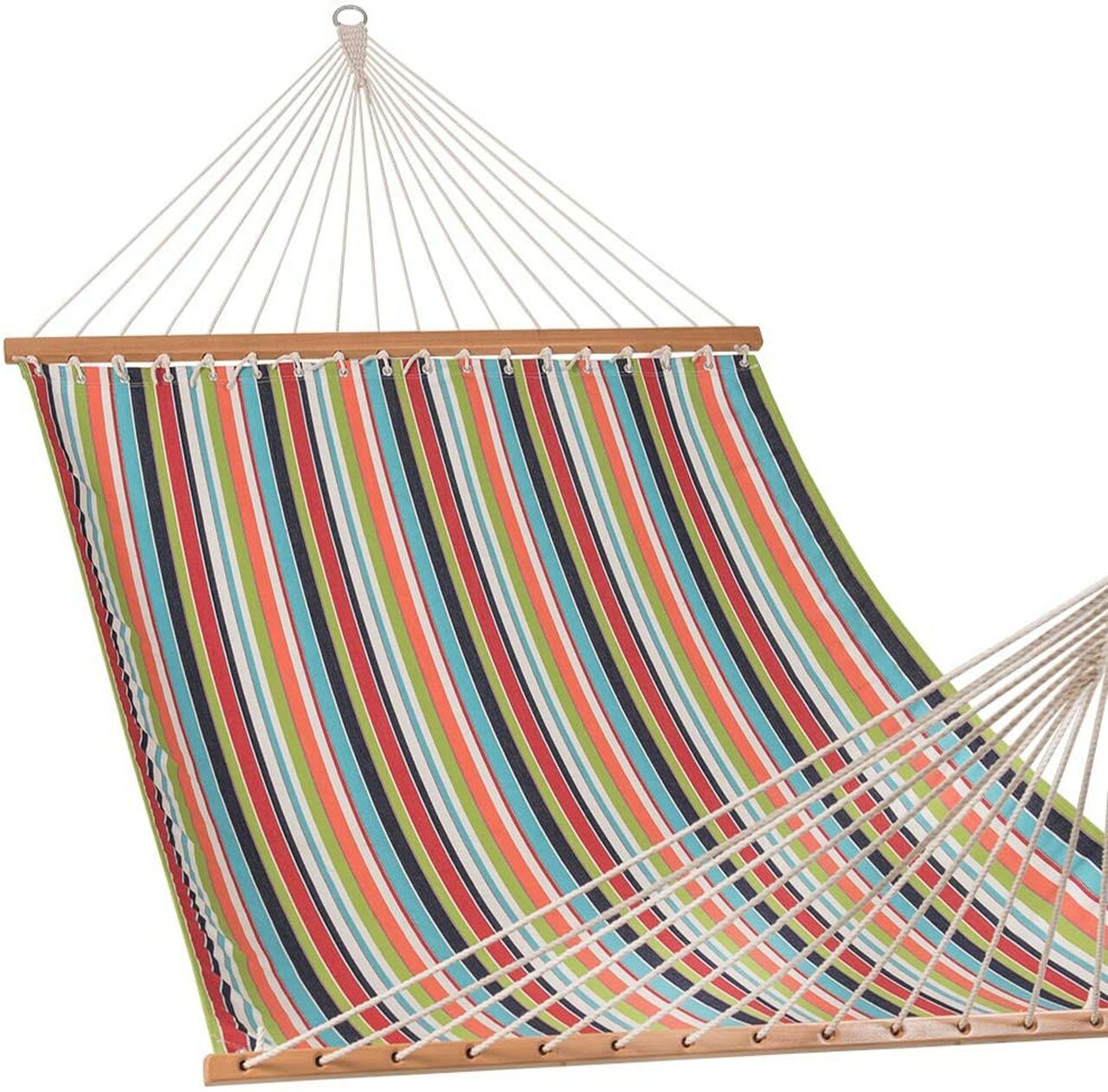 All weather Sunbrella® Hammocks with Spread Bar for Two Person 450 Lbs Capacity by Danlong Hammocks,Bravada Limelite