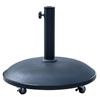 Hot Selling 55lbs Heavy Duty Stand Concrete Outdoor Patio Umbrella Base with 4 Wheels for Garden Courtyard