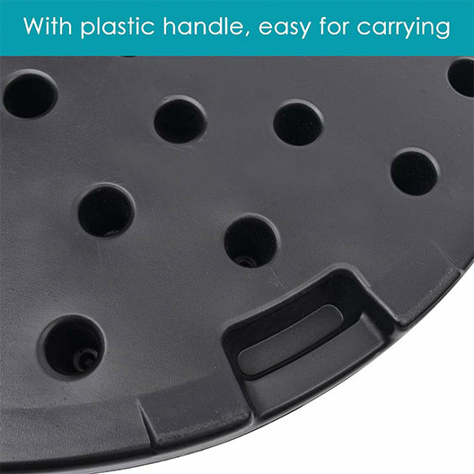 New 4 Pieces Heavy Duty Plastic Water Sand Cantilever Umbrella Base Outdoor Patio Umbrella Stand for Beach Courtyard