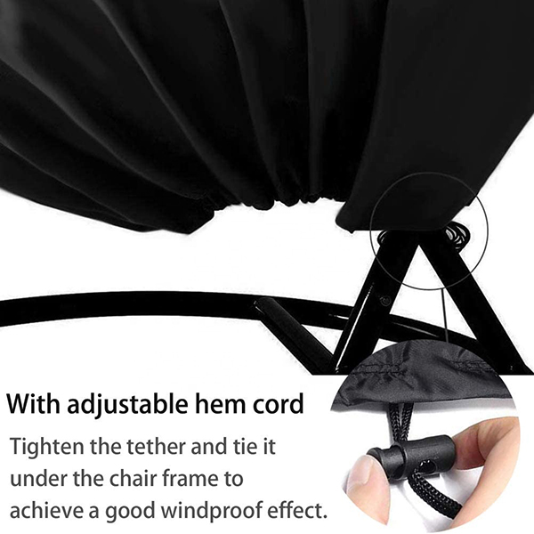 Waterproof Outdoor competitive price patio swing hanging egg teardrop chair cover